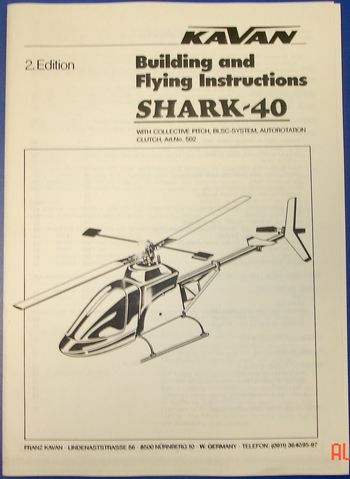 5057 - Assembly and flying instructions "SHARK 40"